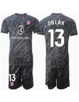Atletico Madrid Jan Oblak #13 Keeper Hjemmedraktsett Barn 2024-25 Korte ermer (+ bukser)